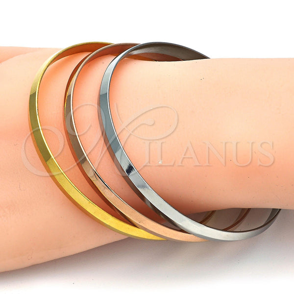 Aro Trio 07.244.0005.06 Acero Inoxidable, Pulido, Tres Tonos (06 MM Thickness, Size 6 (2.75 Diameter))