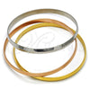 Aro Trio 07.244.0005.06 Acero Inoxidable, Pulido, Tres Tonos (06 MM Thickness, Size 6 (2.75 Diameter))