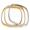 Aro Trio 07.244.0007.06 Acero Inoxidable, Pulido, Tres Tonos (05 MM Thickness, Size 6 (2.75 Diameter))