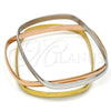 Aro Trio 07.244.0007.06 Acero Inoxidable, Pulido, Tres Tonos (05 MM Thickness, Size 6 (2.75 Diameter))
