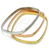 Aro Trio 07.244.0007.06 Acero Inoxidable, Pulido, Tres Tonos (05 MM Thickness, Size 6 (2.75 Diameter))