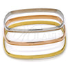 Aro Trio 07.244.0007.06 Acero Inoxidable, Pulido, Tres Tonos (05 MM Thickness, Size 6 (2.75 Diameter))