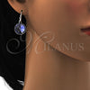 Arete Colgante 02.239.0001.7 Rodio Laminado, con Tanzanite Swarovski Elements, Pulido, Rodinado