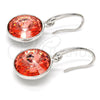 Arete Colgante 02.239.0001.8 Rodio Laminado, con Swarovski Elements Rose Peach, Pulido, Rodinado