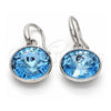 Arete Colgante 02.239.0001.9 Oro Laminado Blanco, con Swarovski Elements Aquamarine, Pulido, Rodinado