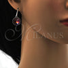 Arete Colgante 02.239.0001.12 Oro Laminado Blanco, con Swarovski Elements Amethyst, Pulido, Rodinado