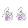 Arete Colgante 02.239.0002.6 Rodio Laminado, con Swarovski Elements Crystal, Pulido, Rodinado