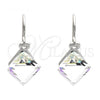 Arete Colgante 02.239.0002.6 Rodio Laminado, con Swarovski Elements Crystal, Pulido, Rodinado