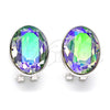 Arete Dormilona 02.239.0015.10 Rodio Laminado, con Swarovski Elements Paradise Shine, Pulido, Rodinado