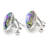 Arete Dormilona 02.239.0015.10 Rodio Laminado, con Swarovski Elements Paradise Shine, Pulido, Rodinado