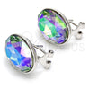 Arete Dormilona 02.239.0015.10 Rodio Laminado, con Swarovski Elements Paradise Shine, Pulido, Rodinado