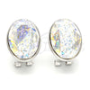 Arete Dormilona 02.239.0015.11 Rodio Laminado, con Swarovski Elements White Platina, Pulido, Rodinado