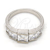 Anillo Multi Piedra 5.164.021.1.09.GT Tono Dorado, con Blanca Zirconia Cubica, Pulido, Rodinado (Size 9)