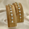 Pulsera Tennis 03.210.0009.07 Oro Laminado, Diseño de Gota, con Blanca Zirconia Cubica, Pulido, Tono Dorado (10 MM Thickness, 7 Inches Length)