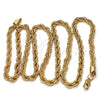 Gargantilla Basica 04.242.0041.24GT Tono Dorado, Diseño de Rope, Pulido, Tono Dorado (05 MM Thickness, 24 Inches Length)