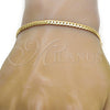 Pulsera Básica 04.242.0020.09GT Tono Dorado, Pulido, Tono Dorado (120 Gauge, 04 MM Thickness, 9 Inches Length)