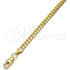 Gargantilla Basica 04.242.0022.30GT Tono Dorado, Pulido, Tono Dorado (160 Gauge, 06 MM Thickness, 30 Inches Length)
