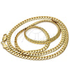 Gargantilla Basica 04.242.0022.30GT Tono Dorado, Pulido, Tono Dorado (160 Gauge, 06 MM Thickness, 30 Inches Length)