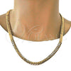 Gargantilla Basica 04.242.0023.24GT Tono Dorado, Pulido, Tono Dorado (180 Gauge, 07 MM Thickness, 24 Inches Length)