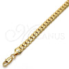 Gargantilla Basica 04.242.0023.30GT Tono Dorado, Pulido, Tono Dorado (180 Gauge, 07 MM Thickness, 30 Inches Length)