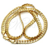 Gargantilla Basica 04.242.0023.30GT Tono Dorado, Pulido, Tono Dorado (180 Gauge, 07 MM Thickness, 30 Inches Length)