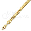 Gargantilla Basica 04.242.0024.30GT Tono Dorado, Pulido, Tono Dorado (200 Gauge, 08 MM Thickness, 30 Inches Length)