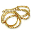 Gargantilla Basica 04.242.0024.30GT Tono Dorado, Pulido, Tono Dorado (200 Gauge, 08 MM Thickness, 30 Inches Length)