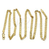 Gargantilla Basica 04.242.0030.24GT Tono Dorado, Diseño de Mariner, Pulido, Tono Dorado (120 Gauge, 04 MM Thickness, 24 Inches Length)