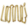Gargantilla Basica 04.242.0031.24GT Tono Dorado, Diseño de Mariner, Pulido, Tono Dorado (140 Gauge, 05 MM Thickness, 24 Inches Length)