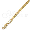 Gargantilla Basica 04.242.0032.30GT Tono Dorado, Diseño de Mariner, Pulido, Tono Dorado (160 Gauge, 06 MM Thickness, 30 Inches Length)