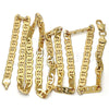 Gargantilla Basica 04.242.0032.30GT Tono Dorado, Diseño de Mariner, Pulido, Tono Dorado (160 Gauge, 06 MM Thickness, 30 Inches Length)