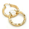 Argolla Mediana 02.170.0072.30 Oro Laminado, Pulido, Tono Dorado
