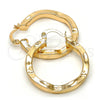 Argolla Mediana 02.170.0072.30 Oro Laminado, Pulido, Tono Dorado