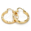 Argolla Mediana 02.170.0072.30 Oro Laminado, Pulido, Tono Dorado