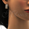 Argolla Huggie 02.260.0006.20 Oro Laminado, con Blanca Zirconia Cubica, Pulido, Tono Dorado