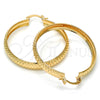 Argolla Mediana 02.261.0003.40 Oro Laminado, Diamantado, Tono Dorado