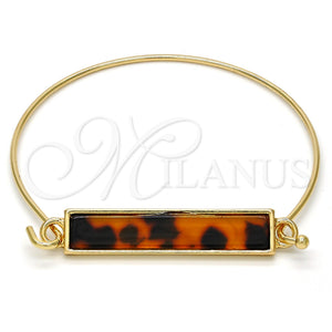 Aro Individual 07.263.0001.1.04.GT Tono Dorado, con Cafe Opal, Pulido, Tono Dorado (01 MM Thickness, Size 4 (2.25 Diameter))