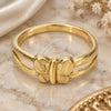 Anillo Elegante 01.63.0556.06 Oro Laminado, Diseño de Mariposa, Diamantado, Tono Dorado (Tamaño 6)