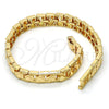 Pulsera Elegante 03.100.0022.07 Tono Dorado, Diamantado, Tono Dorado (Grosor 08 MM, 8 Pulgadas de Largo)