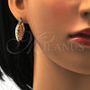 Argolla Pequeña 02.170.0155.25 Oro Laminado, Diamantado, Tono Dorado