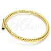 Aro Individual 07.170.0002.05.GT Tono Dorado, Diseño de Hueco, Diamantado, Tono Dorado (05 MM Thickness, Size 5 (2.50 Diameter))