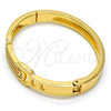 Aro Individual 07.252.0011.05.GT Tono Dorado, con Blanca Cristal, Pulido, Tono Dorado (13 MM Thickness, Size 5 (2.50 Diameter))