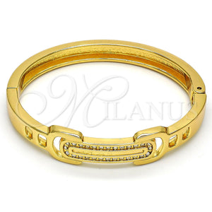 Aro Individual 07.252.0011.05.GT Tono Dorado, con Blanca Cristal, Pulido, Tono Dorado (13 MM Thickness, Size 5 (2.50 Diameter))
