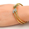 Aro Individual 07.252.0013.04.GT Tono Dorado, con Blanca Cristal, Pulido, Tono Dorado (10 MM Thickness, One size fits all)