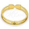 Aro Individual 07.252.0013.04.GT Tono Dorado, con Blanca Cristal, Pulido, Tono Dorado (10 MM Thickness, One size fits all)