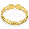 Aro Individual 07.252.0013.04.GT Tono Dorado, con Blanca Cristal, Pulido, Tono Dorado (10 MM Thickness, One size fits all)