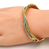Aro Individual 07.252.0014.05.GT Tono Dorado, con Blanca Cristal, Pulido, Tono Dorado (06 MM Thickness, Size 5 (2.50 Diameter))