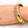 Aro Individual 07.252.0015.05.GT Tono Dorado, con Blanca Cristal, Pulido, Tono Dorado (14 MM Thickness, Size 5 (2.50 Diameter))