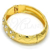 Aro Individual 07.252.0015.05.GT Tono Dorado, con Blanca Cristal, Pulido, Tono Dorado (14 MM Thickness, Size 5 (2.50 Diameter))