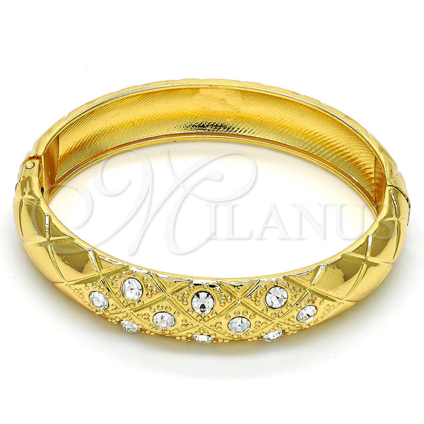 Aro Individual 07.252.0015.05.GT Tono Dorado, con Blanca Cristal, Pulido, Tono Dorado (14 MM Thickness, Size 5 (2.50 Diameter))